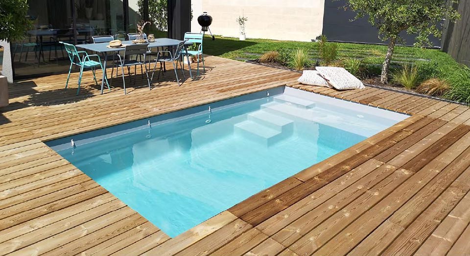 Photo d'une piscine qui répond à vos besoins et à vos contraintes